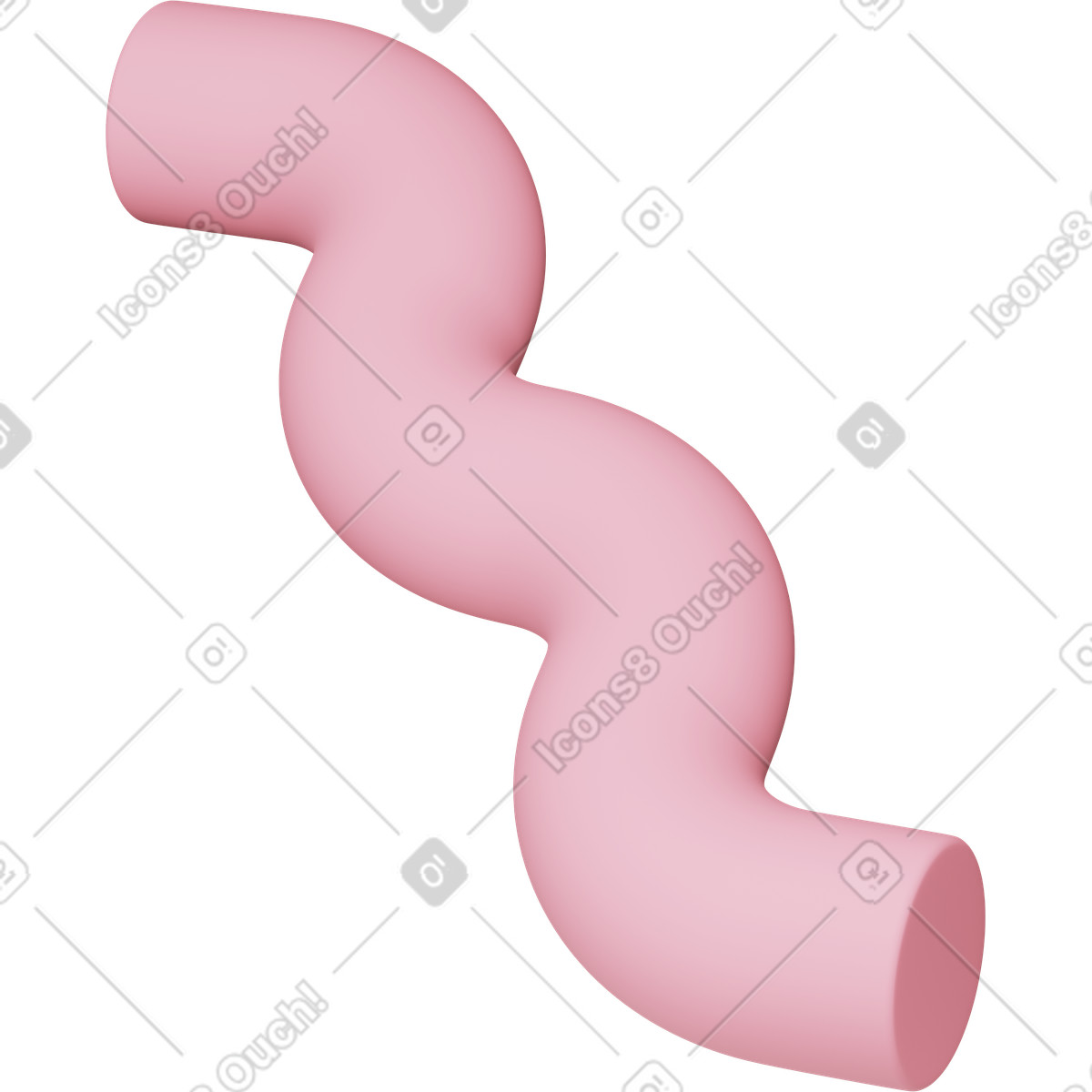 3D Casual life スタイルの Small tube のイラストをPNG、SVG形式でダウンロード