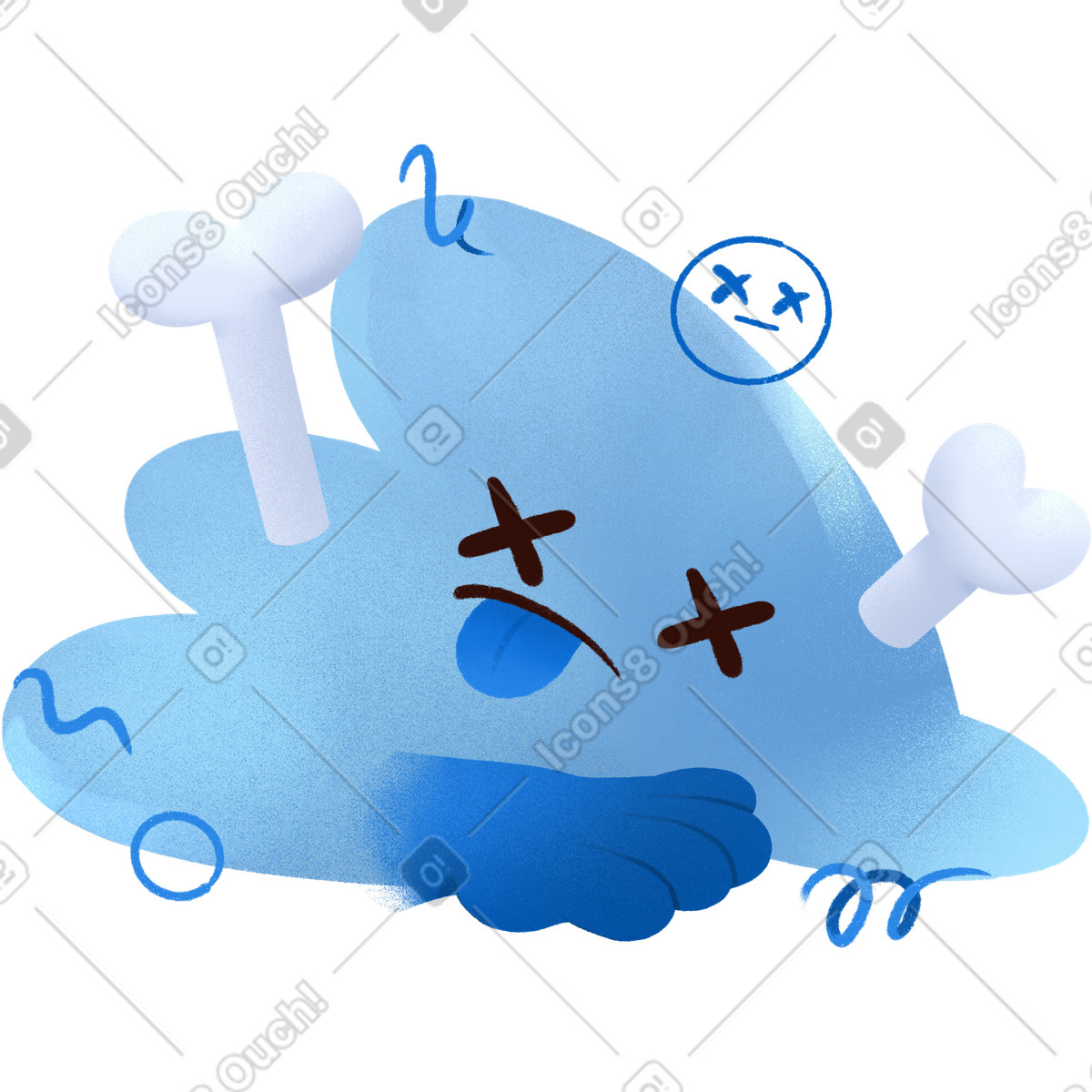 Иллюстрация Rip в PNG и SVG