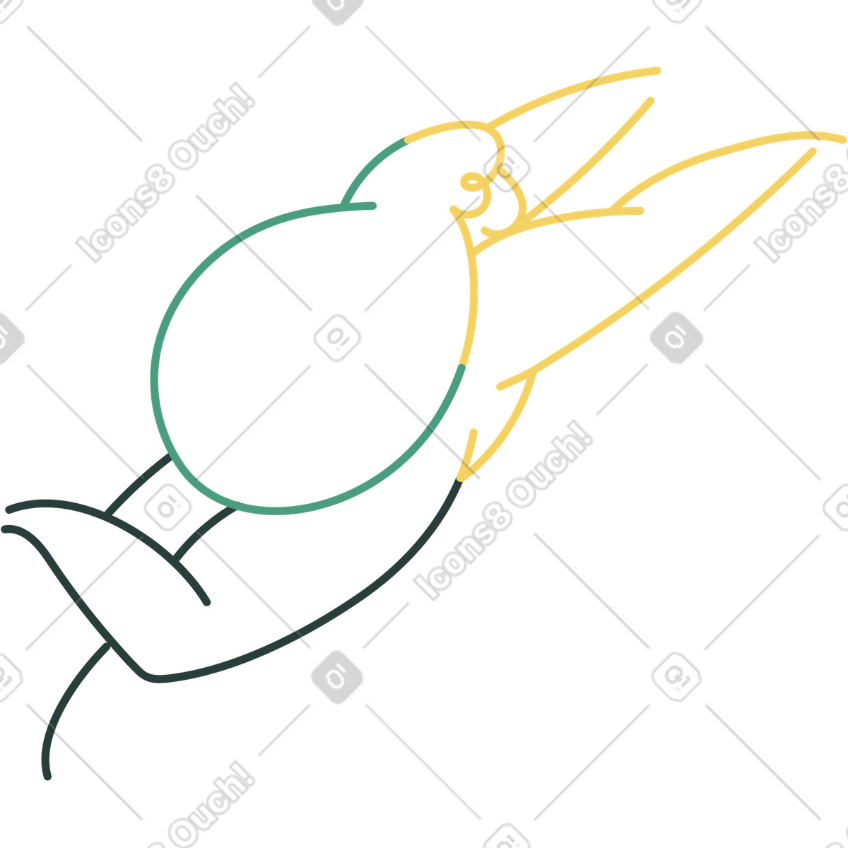 Macaroni 스타일의 소녀 일러스트레이션 PNG, SVG 다운로드