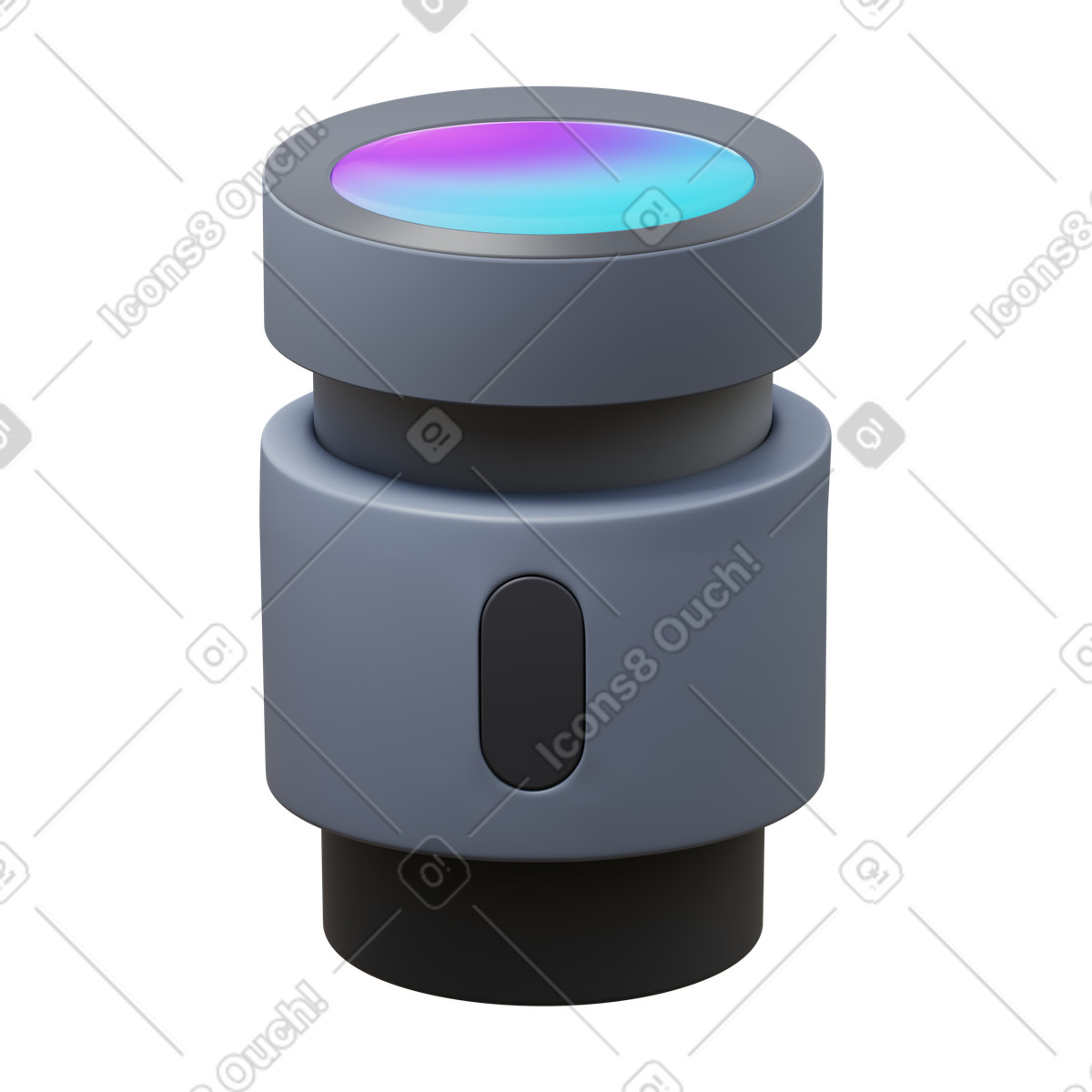 Illustration Small lens dans le style 3D Fluency à télécharger aux formats PNG, SVG