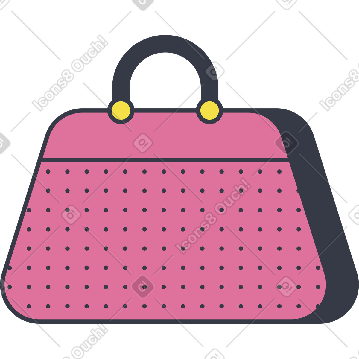Ilustración Bolso en estilo Abstract a descargar en PNG y SVG