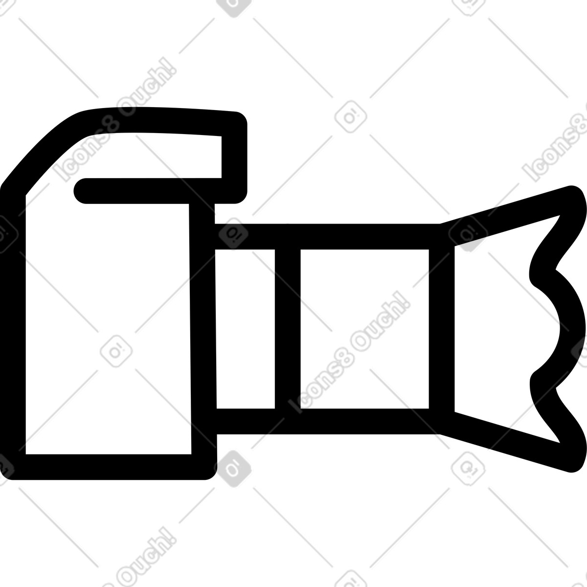 Telecamera illustrazione in stile Transistor scarica in PNG, SVG