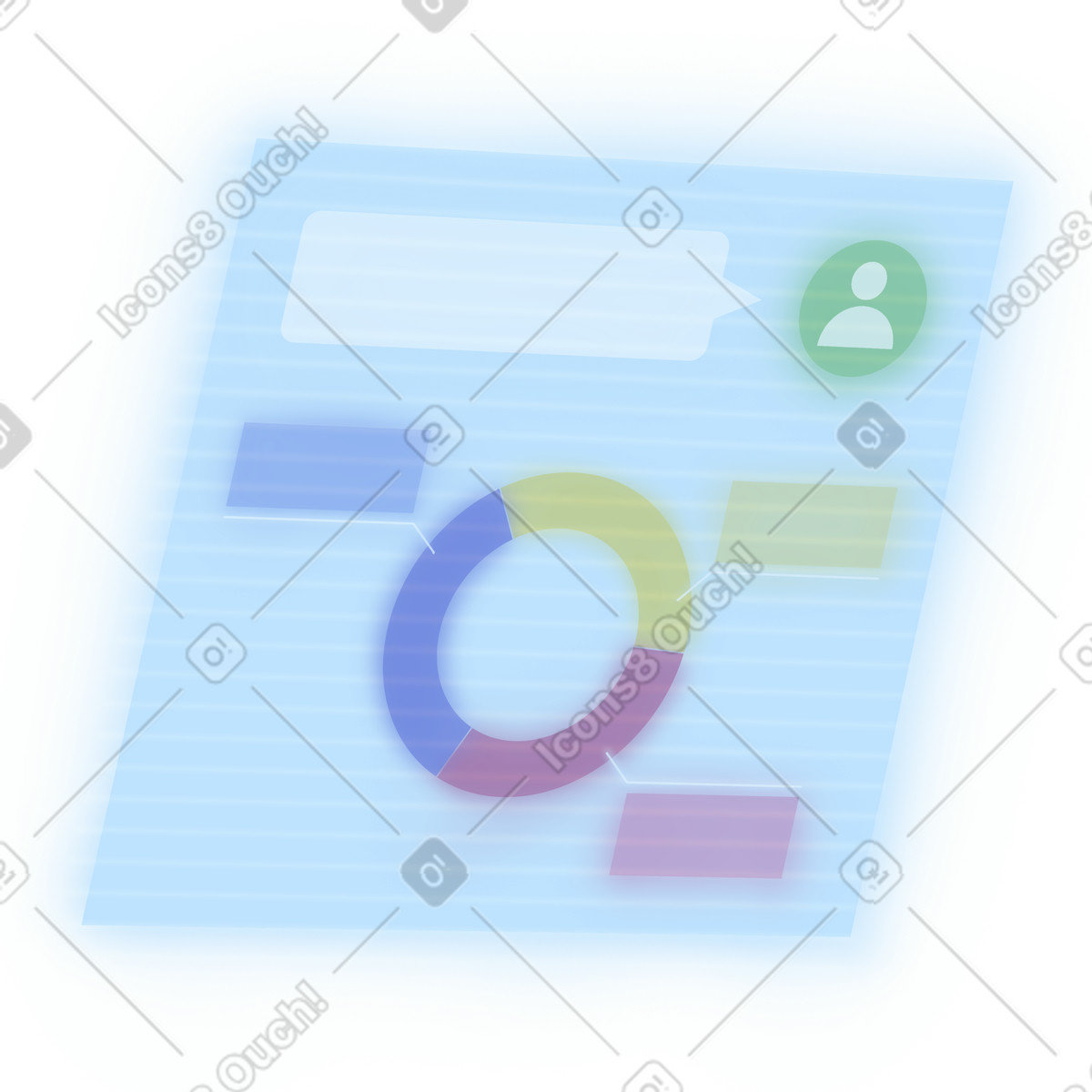 Ilustração de Information window em no estilo Props para baixar em PNG, SVG