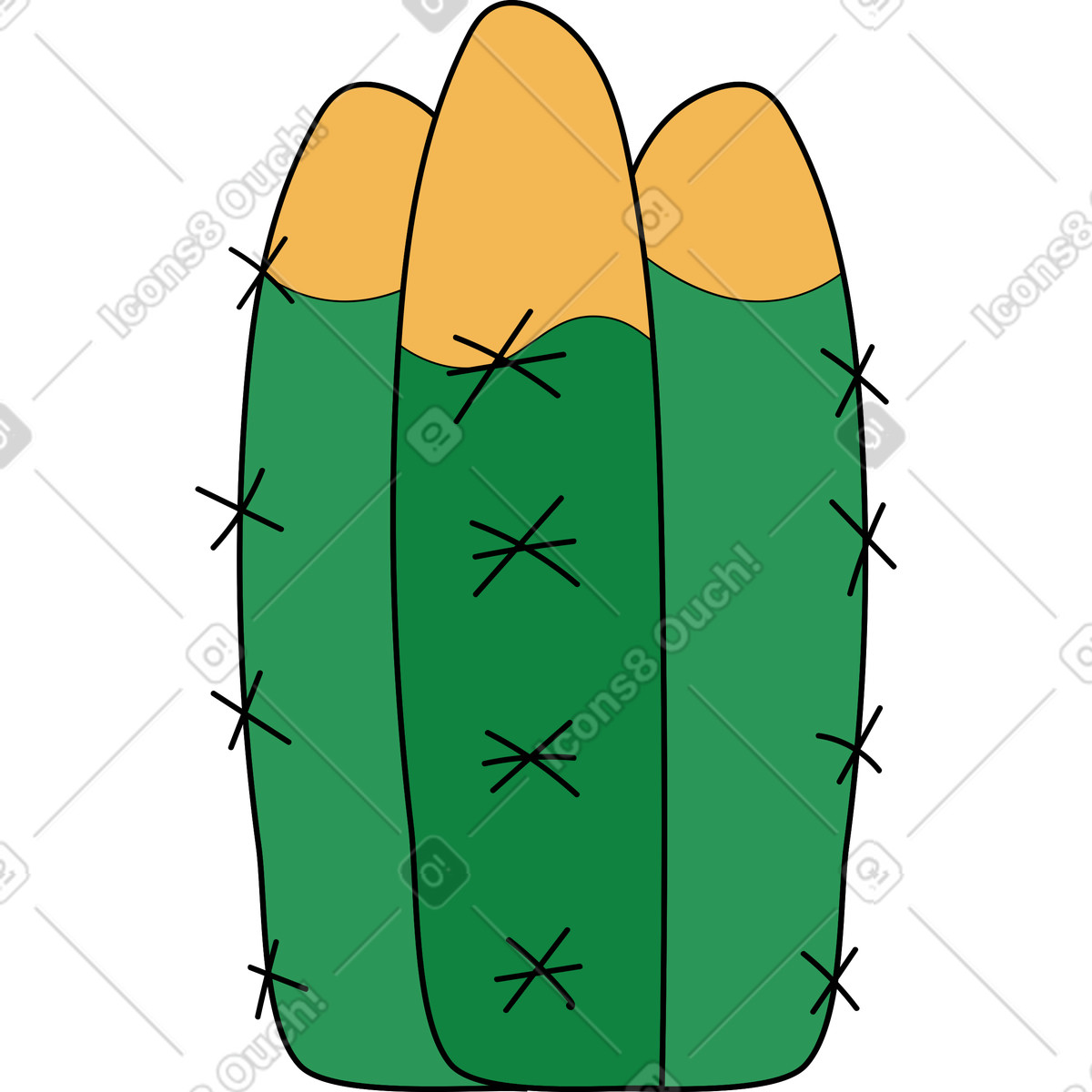 下载 Surr 风格的 仙人掌 插画，支持 PNG、SVG 格式