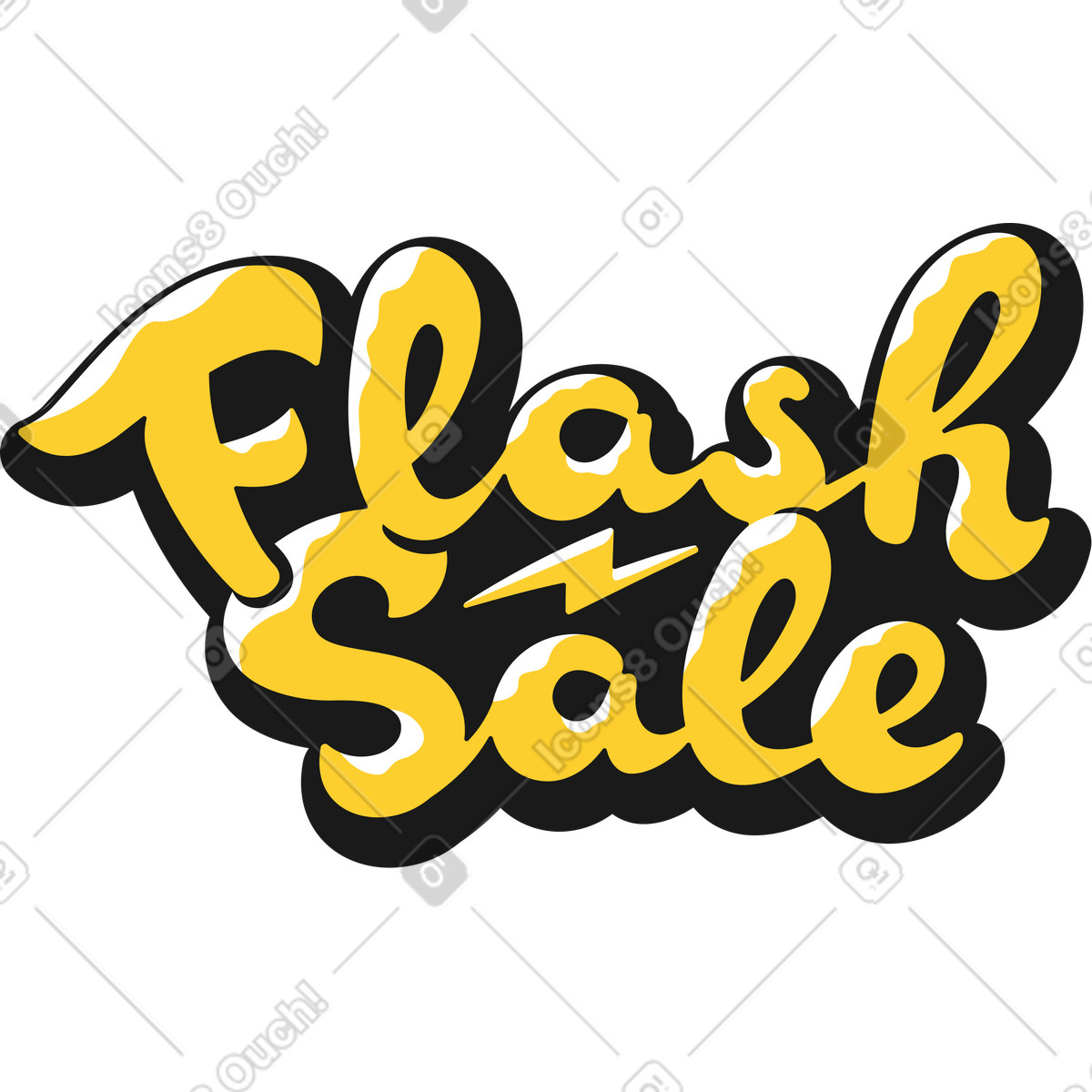 Ilustración Venta express en estilo Taxi a descargar en PNG y SVG