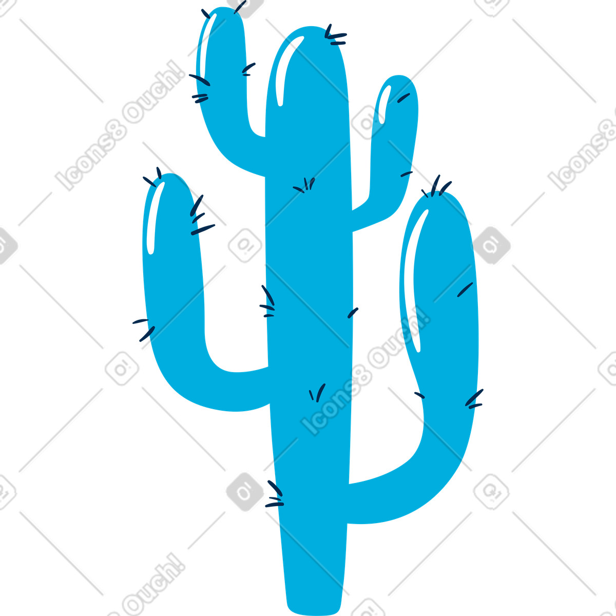 下载 Flame 风格的 仙人掌 插画，支持 PNG、SVG 格式