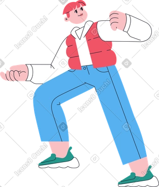 Man stepping on something and holding something PNG, SVG