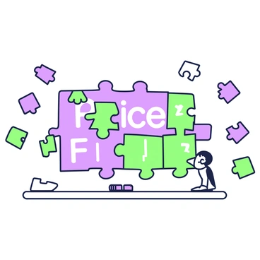 A puzzle is spread out on a flat surface, with various pieces that fit together to form the words "Price Floor." The pieces are irregularly shaped and interlock, showcasing the letters of the phrase. Each piece is outlined distinctly, allowing for clear visibility of the letters, which are positioned in two separate lines, with "Price" on the top line and "Floor" below it. Surrounding the puzzle pieces, there are several other individual pieces scattered, emphasizing the theme of a puzzle being solved.