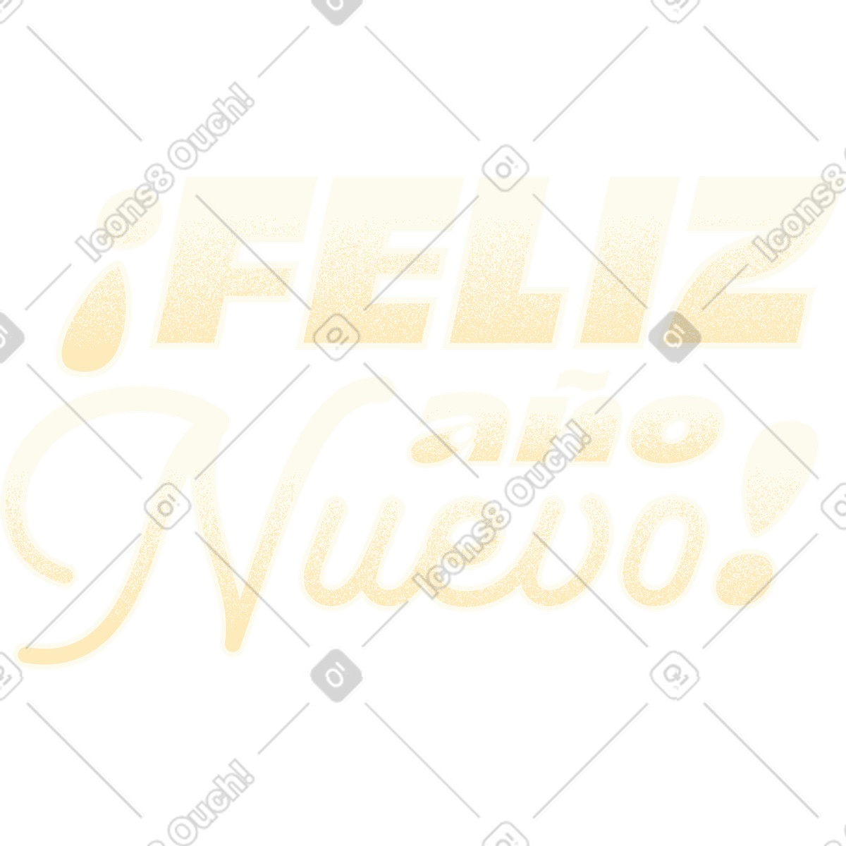 ¡feliz año nuevo! text illustrazione in stile Lettering scarica in PNG, SVG