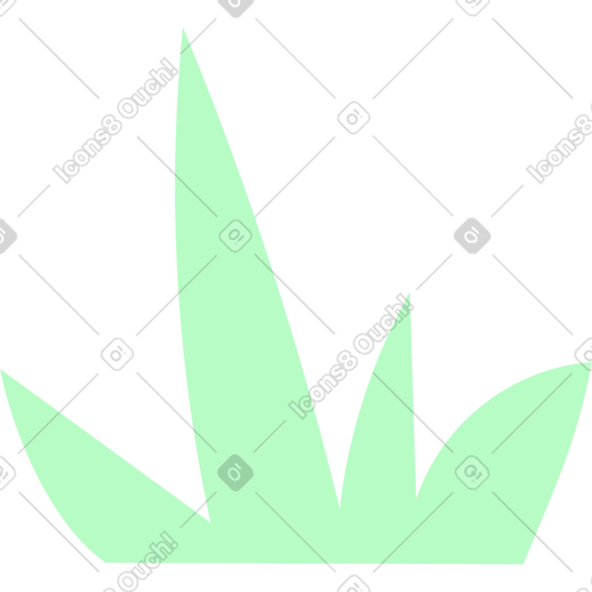 Иллюстрация Трава в стиле Pale — скачать в форматах PNG, SVG