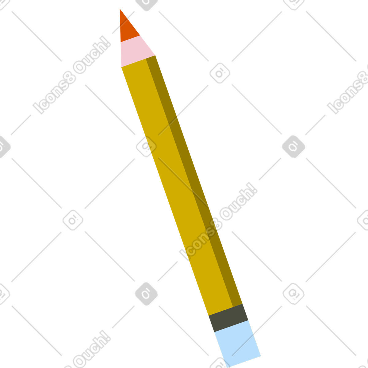 Ilustração de Lápis em no estilo Vector para baixar em PNG, SVG