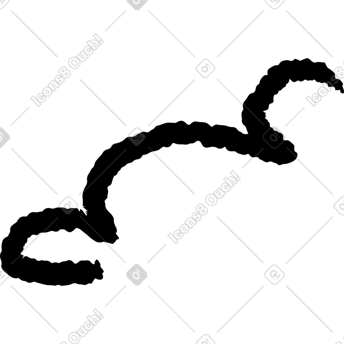 下载 Black Chalk 风格的 Cloud swirling outline spiral shape silhouette 插画，支持 PNG、SVG 格式