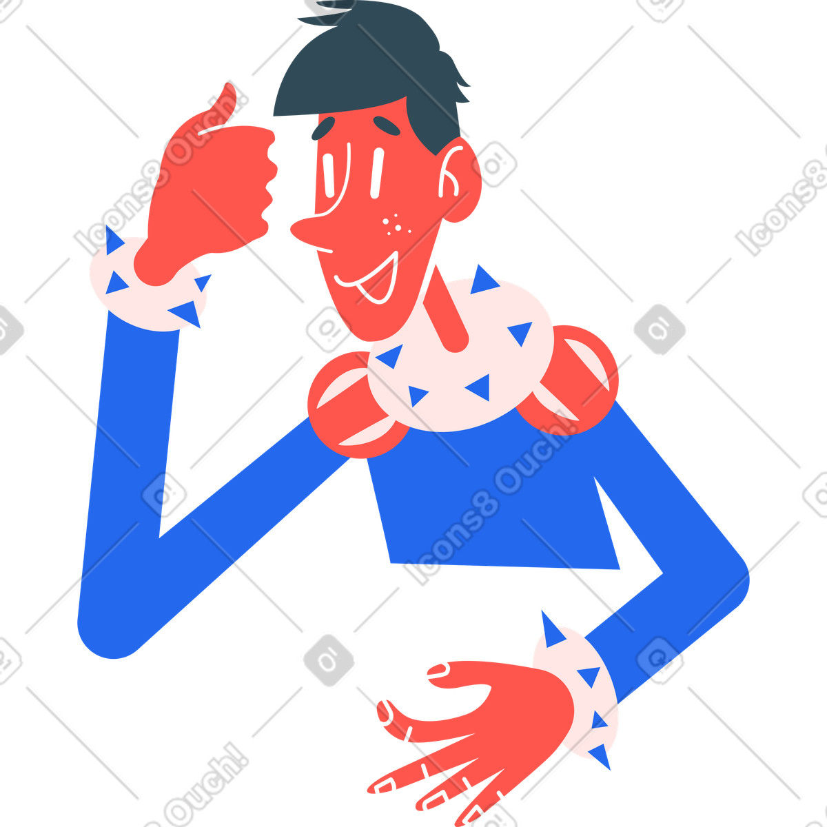 Student illustration clipart featuring diverse learners in PNG and SVG