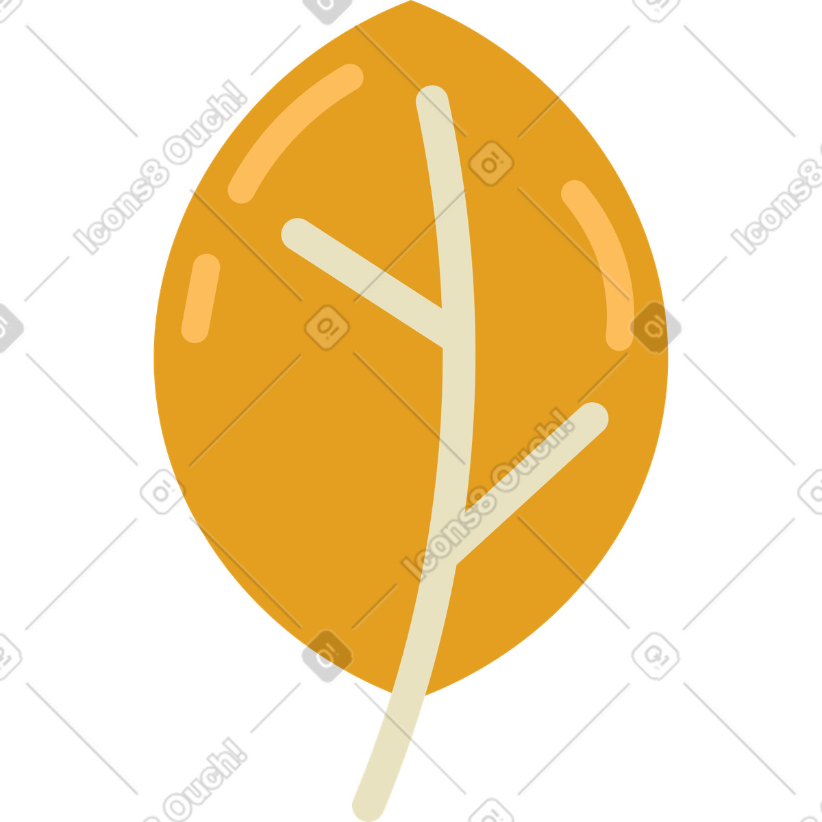 Ilustração de Leaf em no estilo Arabica para baixar em PNG, SVG
