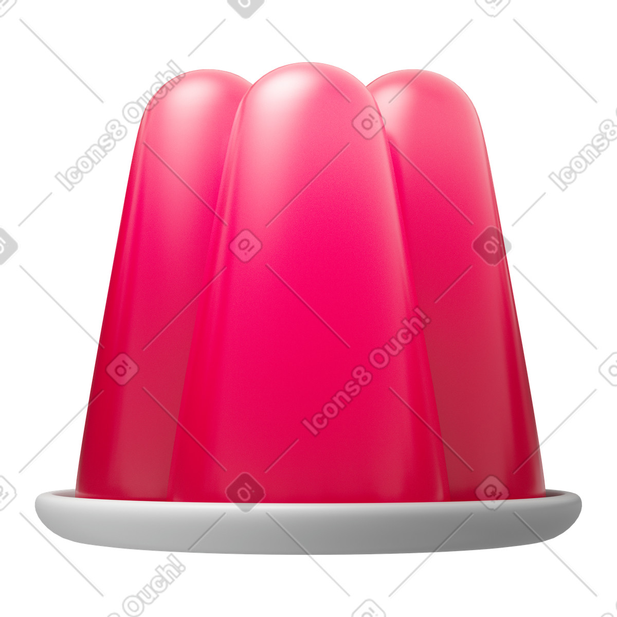Illustration Jelly dans le style 3D Fluency à télécharger aux formats PNG, SVG
