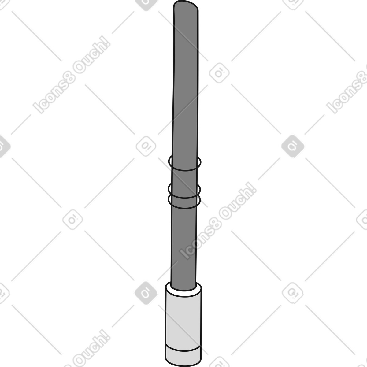 Futuristic 스타일의 Electrical power connector plug for industrial cable wiring 일러스트레이션 PNG, SVG 다운로드