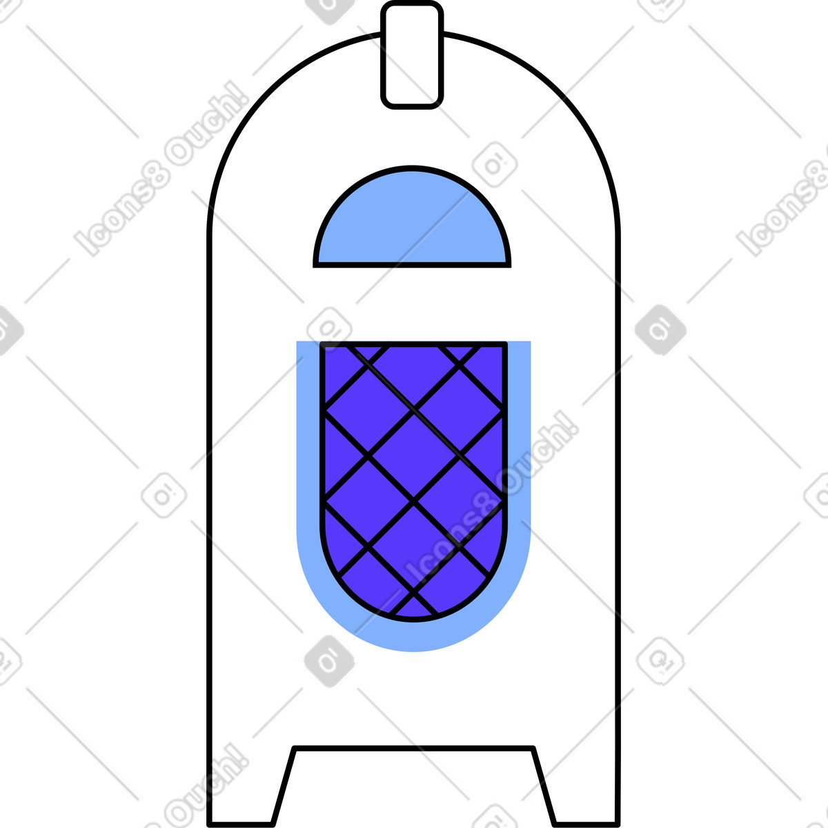 Ilustración Instrumento musical en estilo Pablita a descargar en PNG y SVG