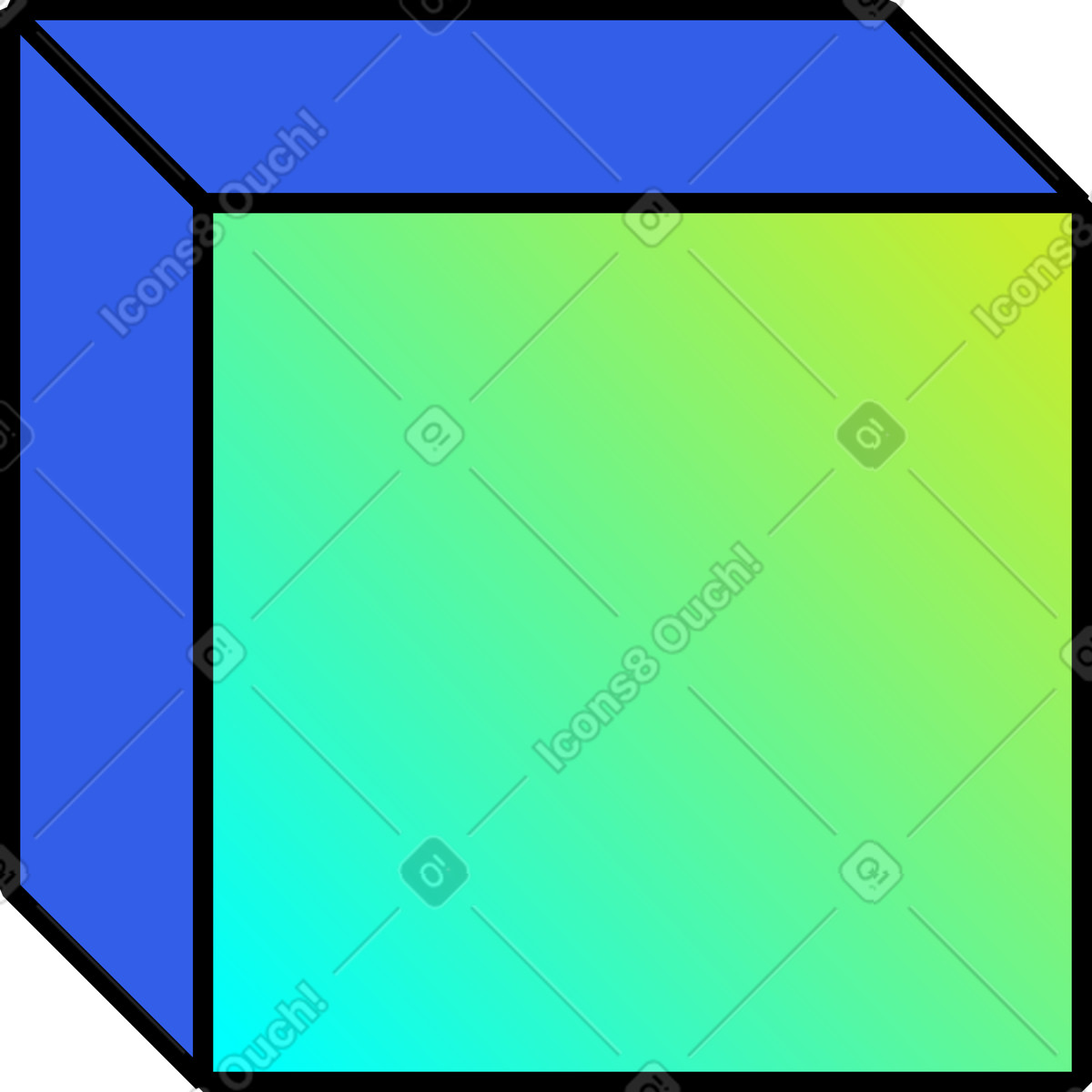 Block-Illustration im Memphis-Stil als Download in PNG, SVG