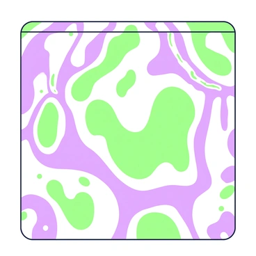 A liquid marbled effect with swirling patterns of blues and greens