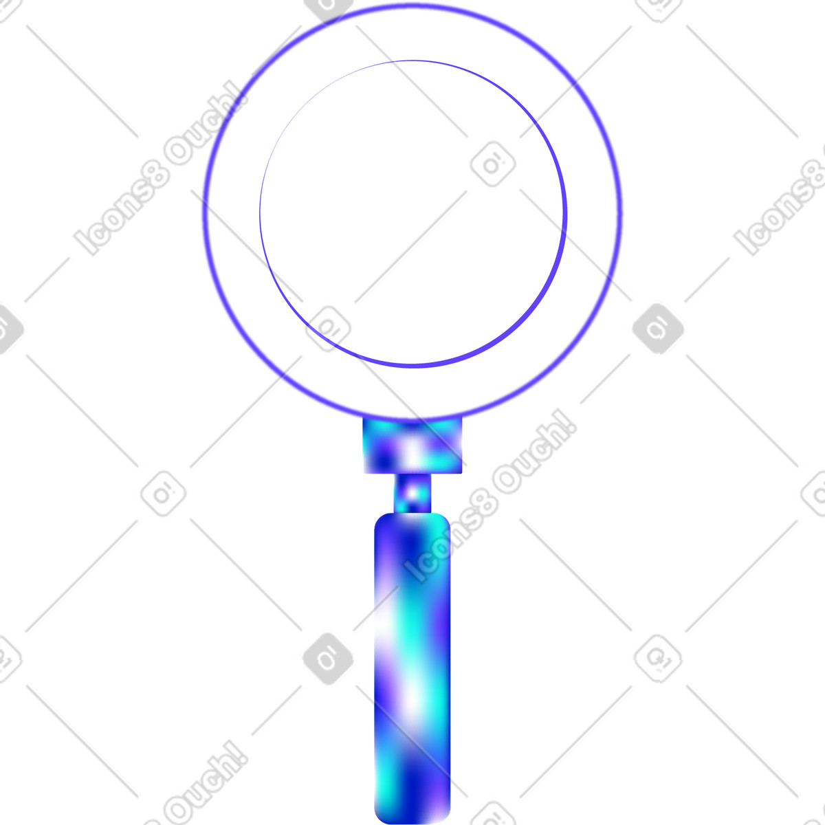 下载 Pure 风格的 放大镜 插画，支持 PNG、SVG 格式