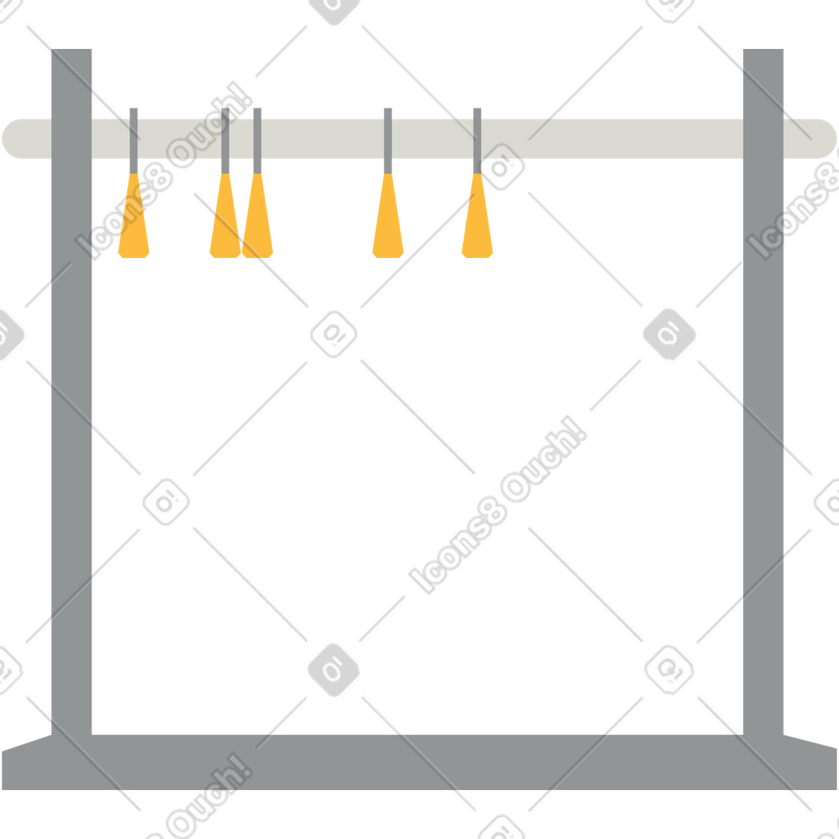 Appendi abiti illustrazione in stile Burgundy scarica in PNG, SVG