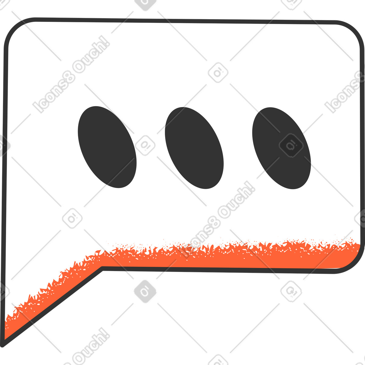 Messaggio illustrazione in stile Crayon scarica in PNG, SVG