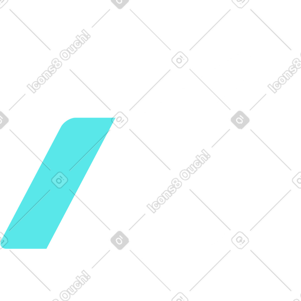 Pollice su illustrazione in stile Bright scarica in PNG, SVG