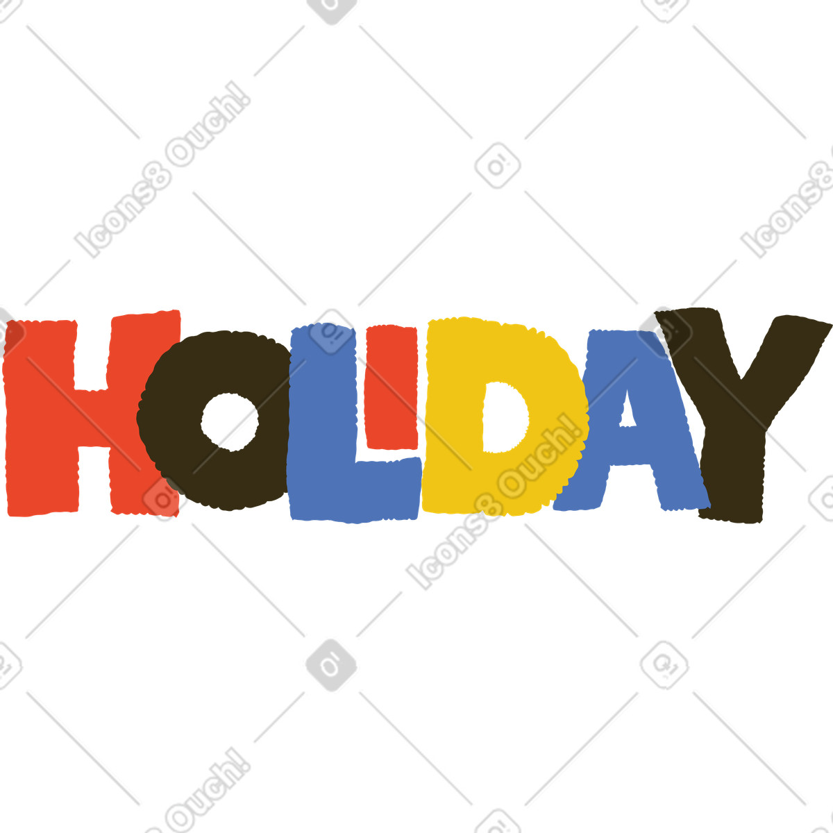 Urlaub-Illustration im Bermuda-Stil als Download in PNG, SVG
