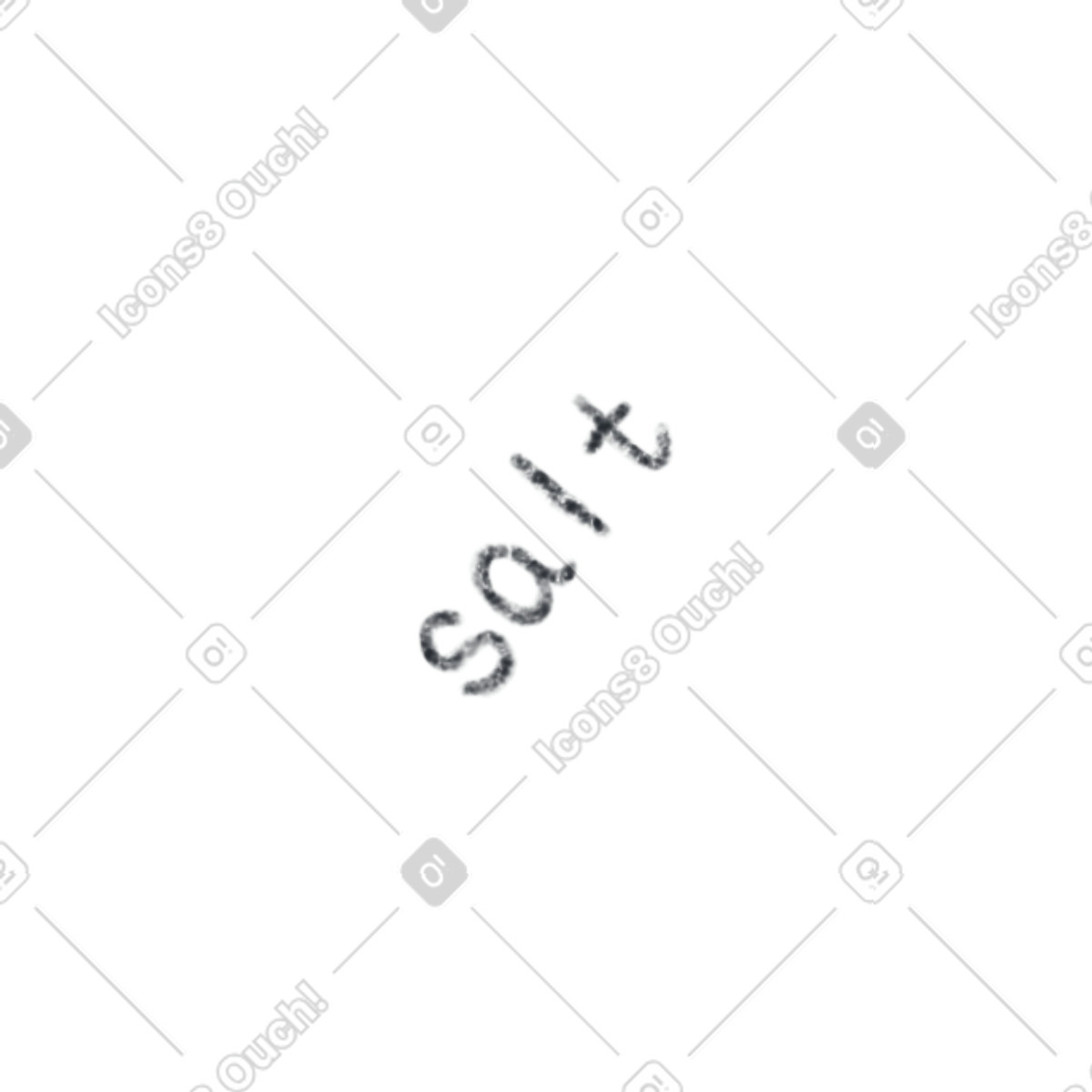 Salt lettering illustrazione in stile Toscana scarica in PNG, SVG