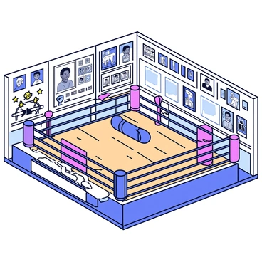 A gym named after a legendary boxer, filled with old photos and memorabilia