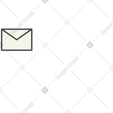 Mail animated illustration in GIF, Lottie (JSON), AE