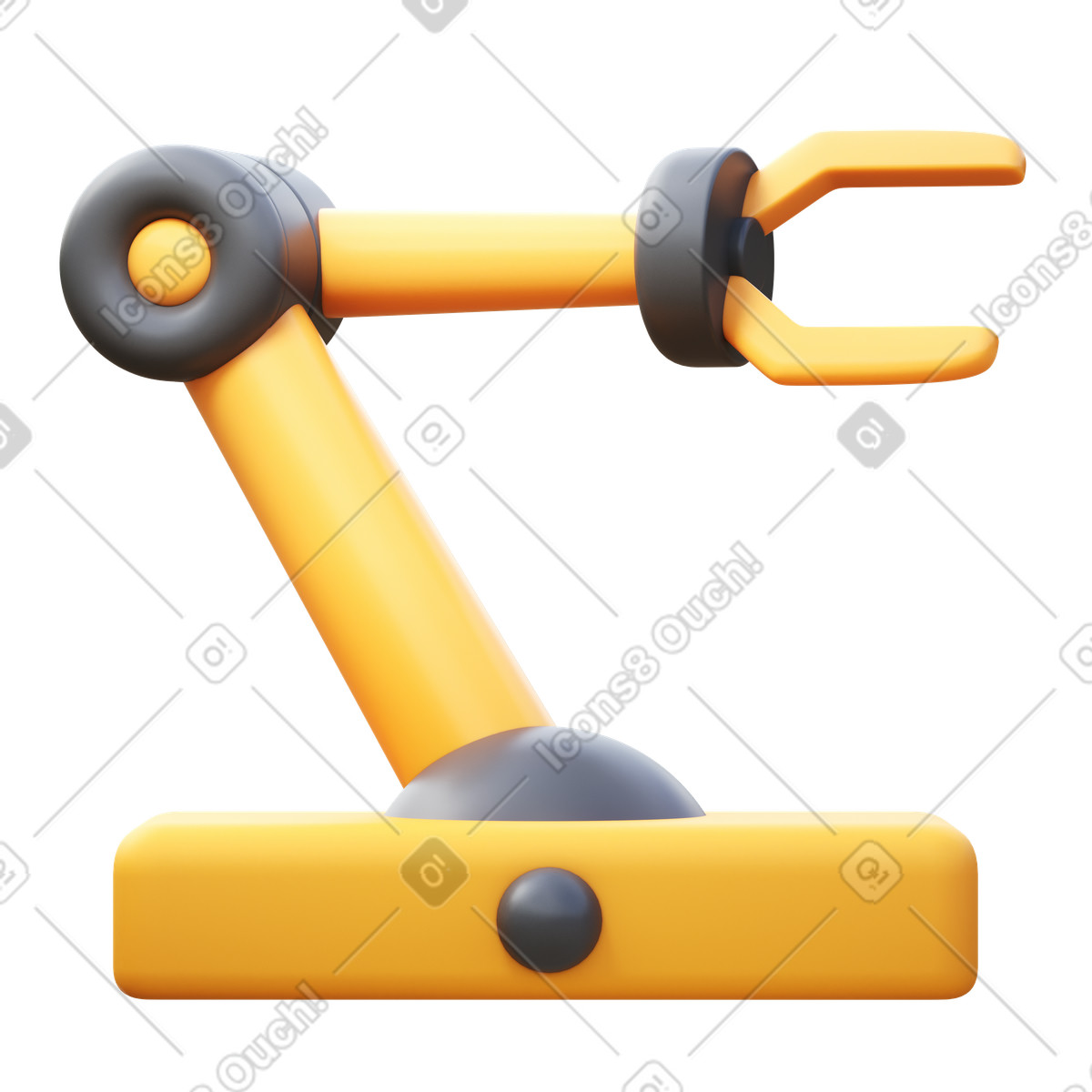3D Fluency スタイルの Robot のイラストをPNG、SVG形式でダウンロード