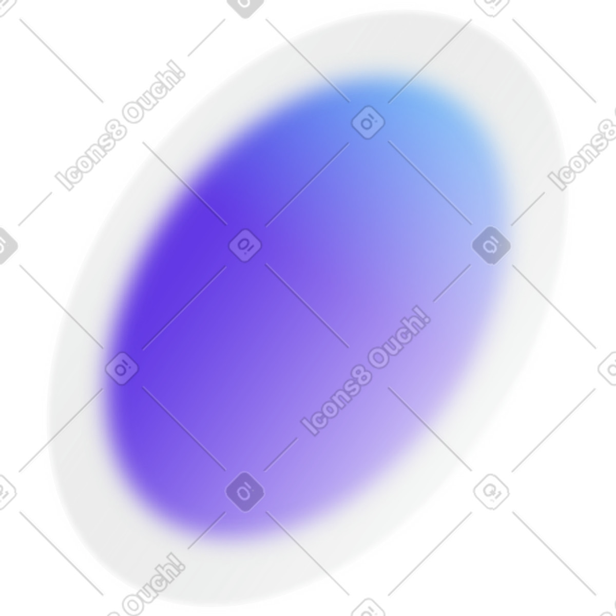 Purple ellipse illustration in Typography style download in PNG, SVG