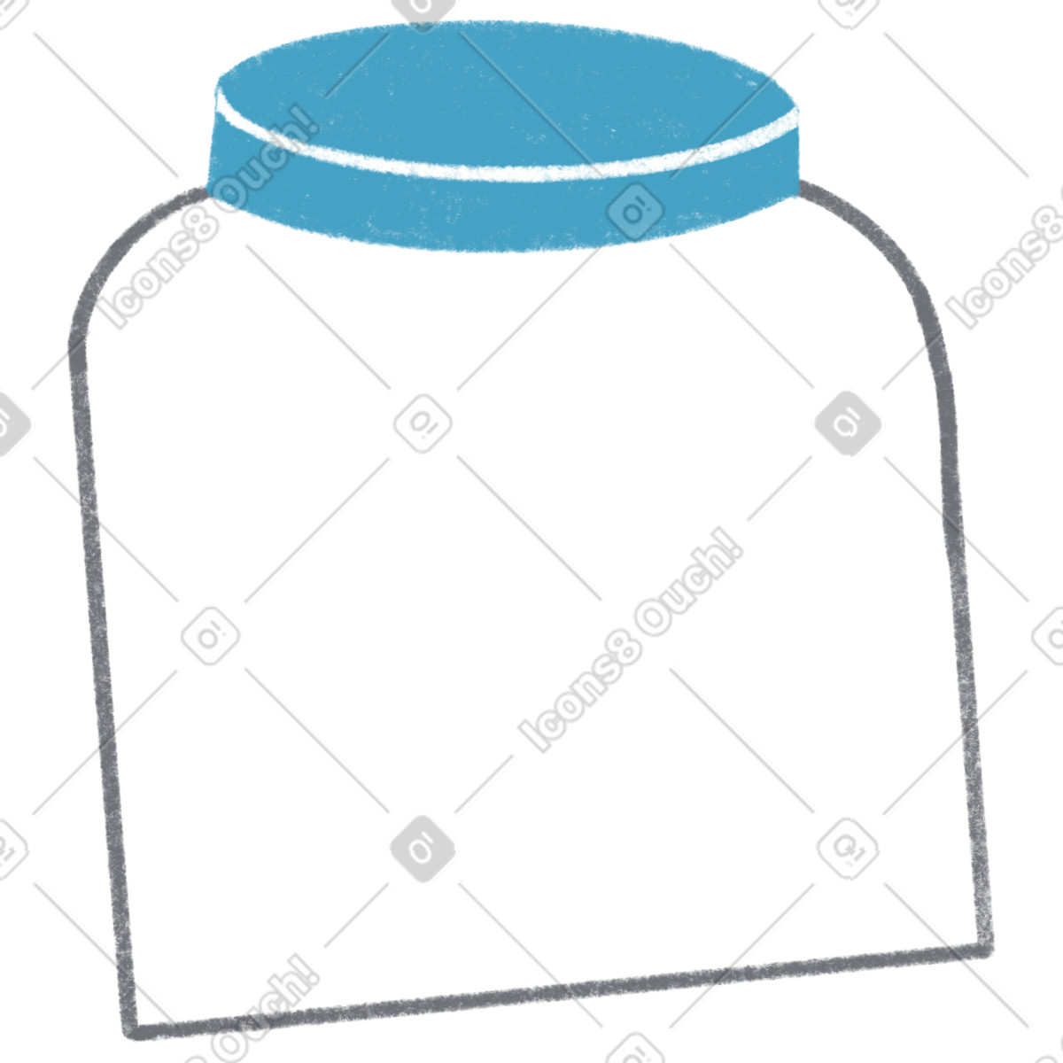Ilustração de Cookie jar em no estilo Tutti para baixar em PNG, SVG