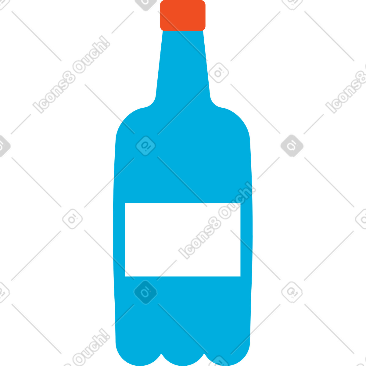 下载 Flame 风格的 瓶子 插画，支持 PNG、SVG 格式