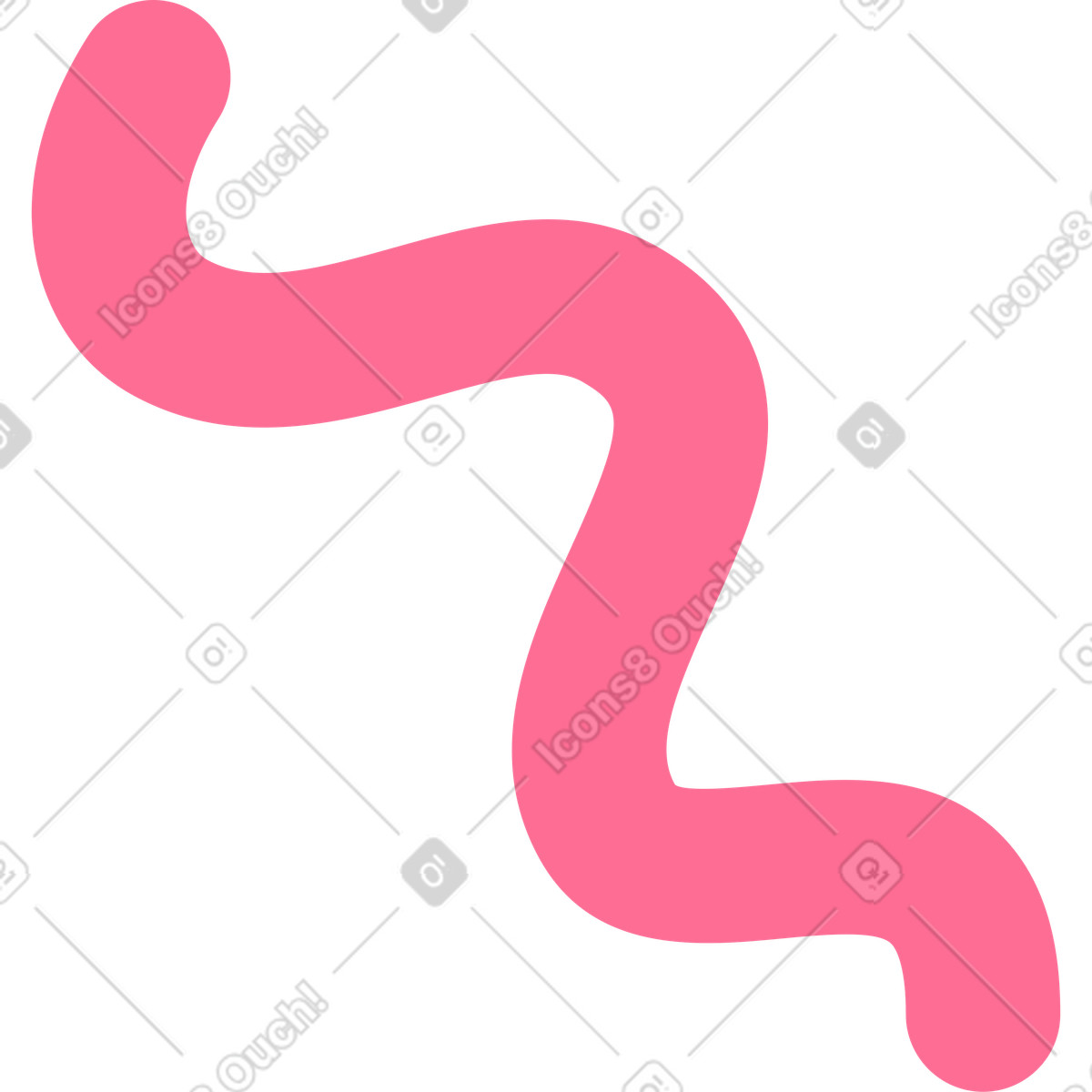 Linea curva illustrazione in stile Bright scarica in PNG, SVG