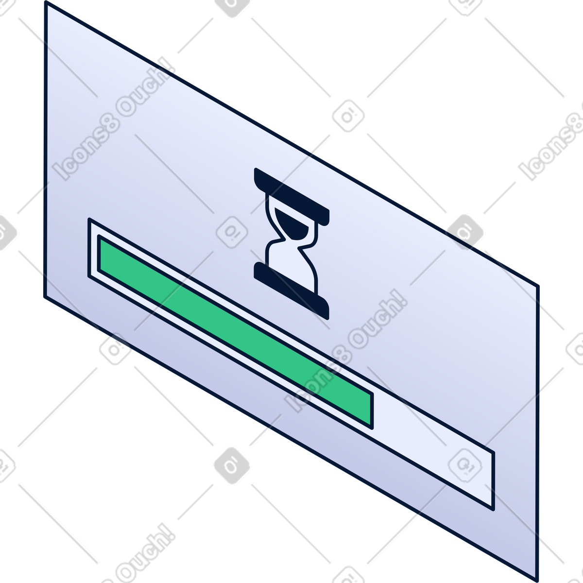 Loading window illustration in Neat style download in PNG, SVG