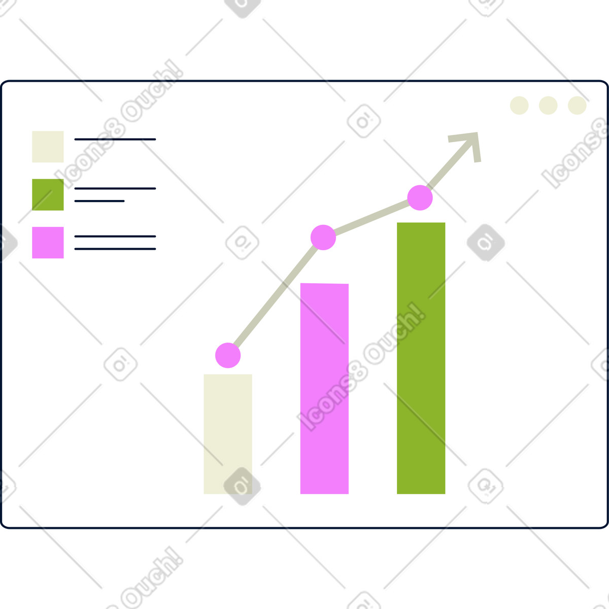 Online analytics illustration in PNG, SVG