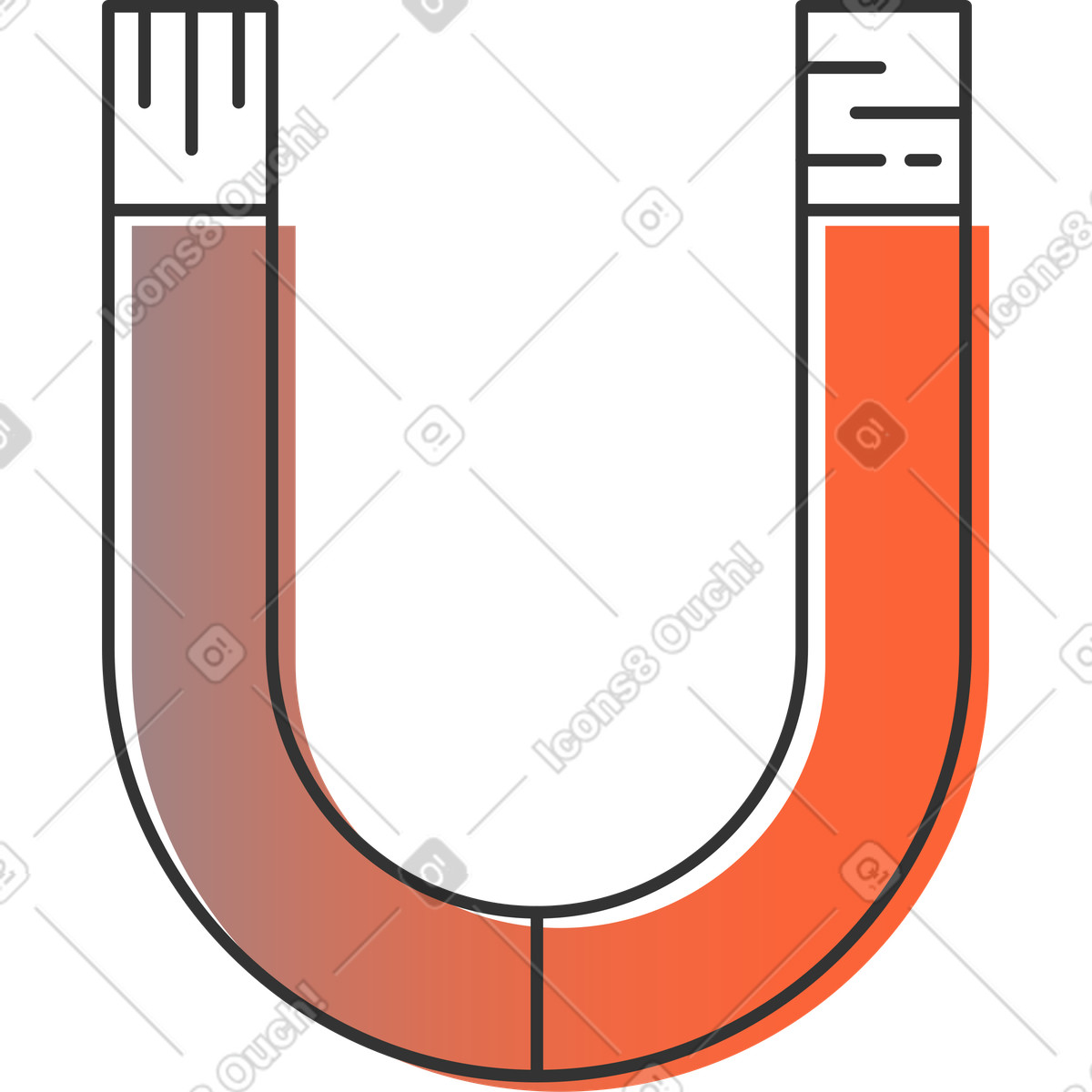 Illustration Aimant dans le style Crayon à télécharger aux formats PNG, SVG