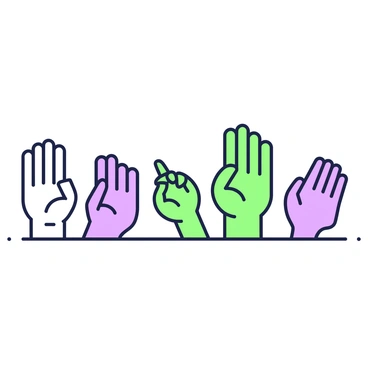 A series of hand postures commonly used in yoga and meditation