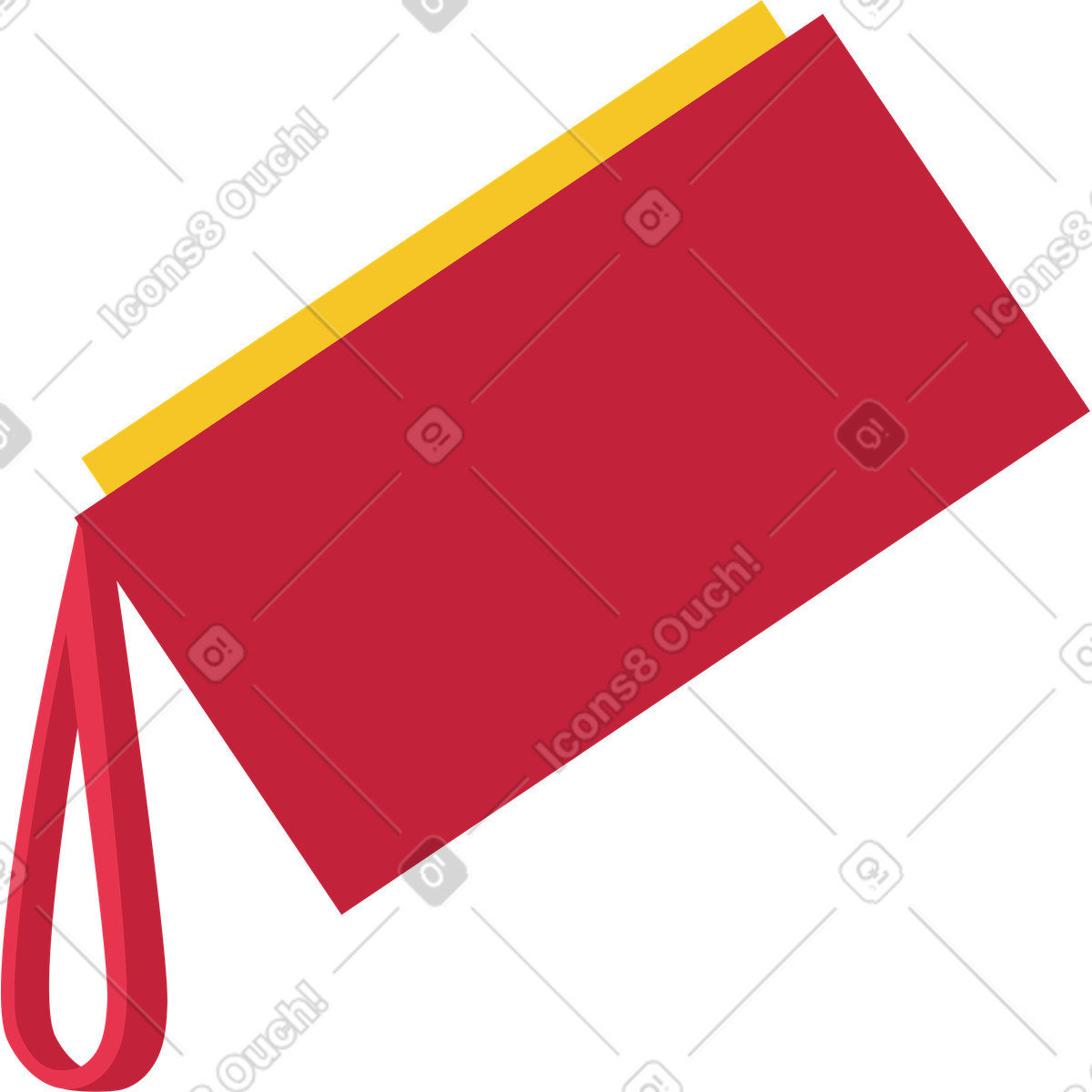 Brieftasche-Illustration im Catchy-Stil als Download in PNG, SVG