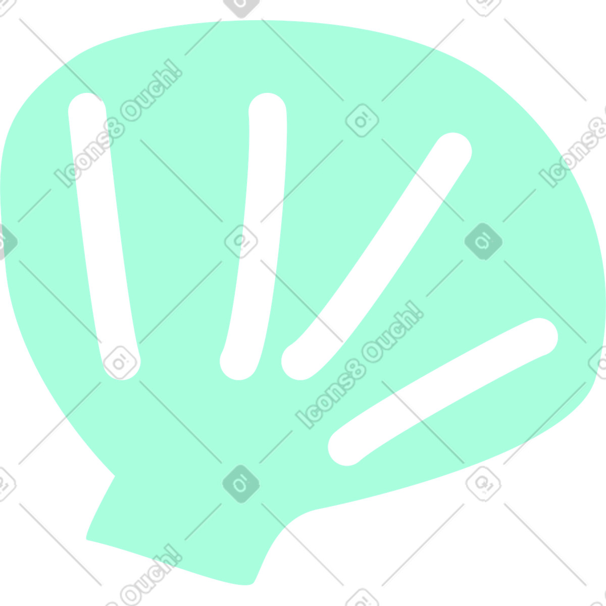 Shell illustration in Spicy style download in PNG, SVG