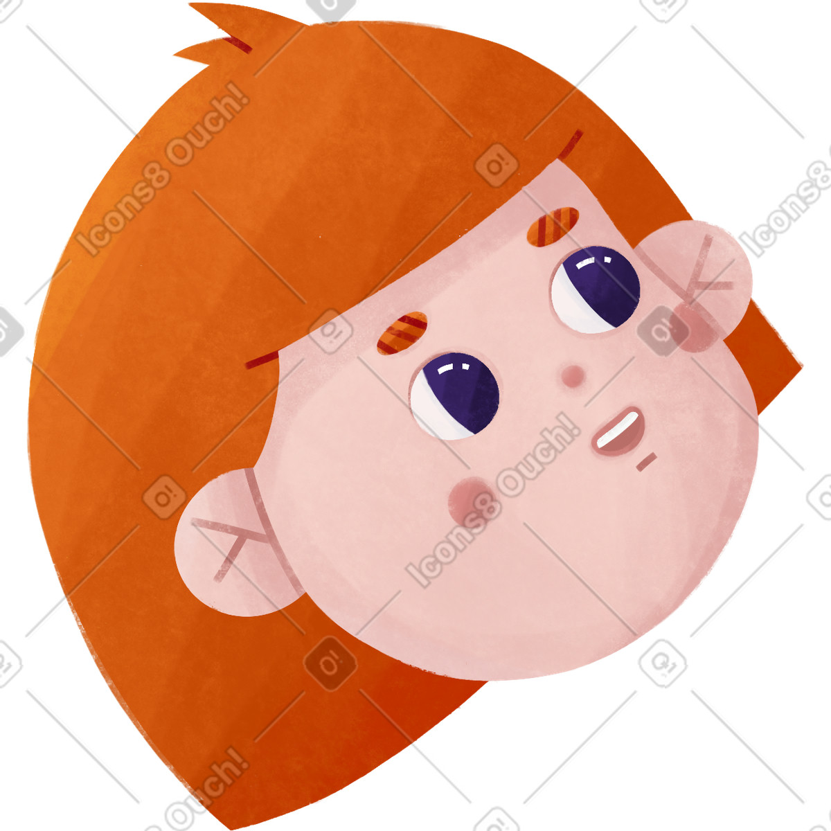 Girl illustration clipart in various such as PNG, SVG, and GIF