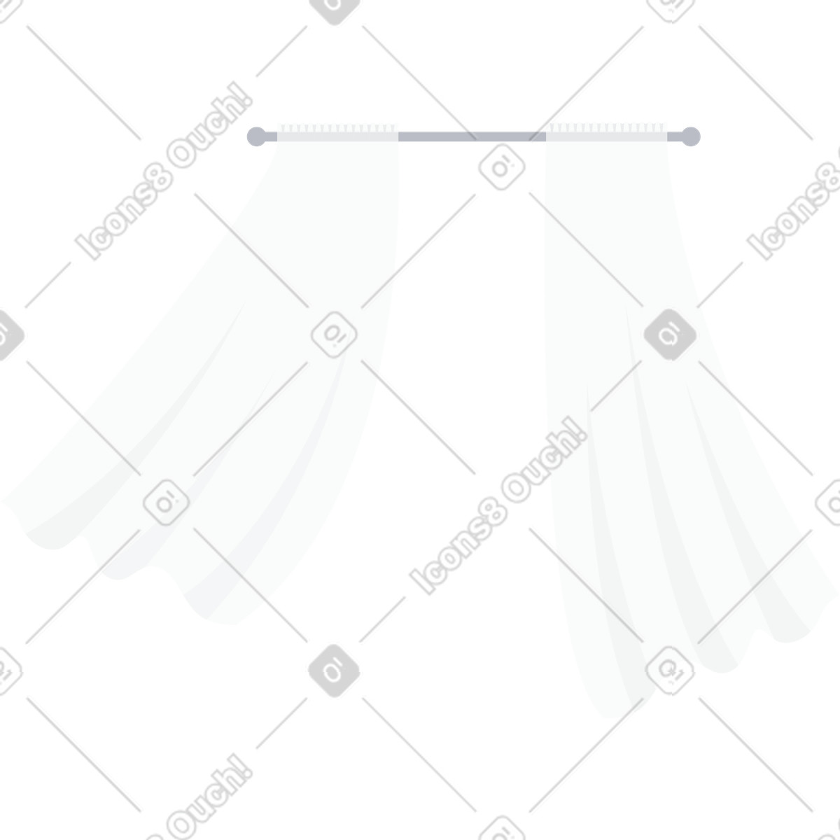 Le tende illustrazione in stile Urban scarica in PNG, SVG