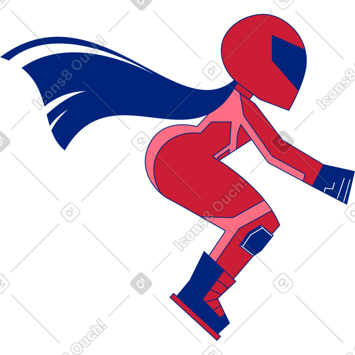 La ragazza è una motociclista illustrazione in stile Neo-Sakura scarica in PNG, SVG