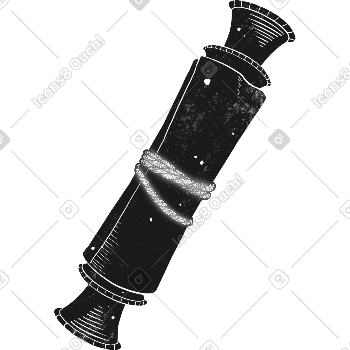 Mystery スタイルの Scroll のイラストをPNG、SVG形式でダウンロード