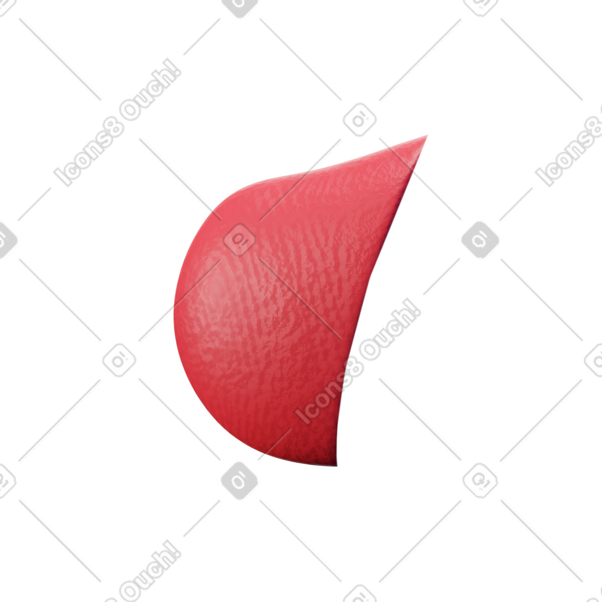 3D Stripy 스타일의 주부코 일러스트레이션 PNG, SVG 다운로드