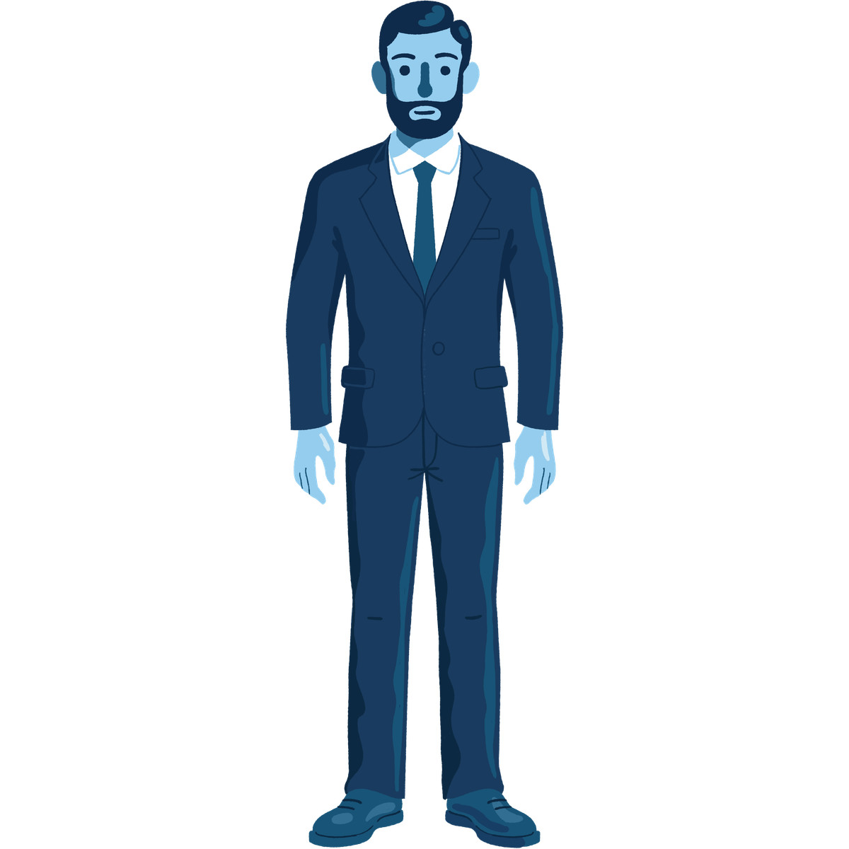 Иллюстрация Man in a suit в стиле Cherry — скачать в форматах PNG, SVG