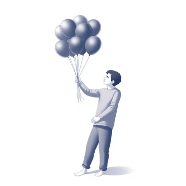 Sad pain anxiety depression illustrations