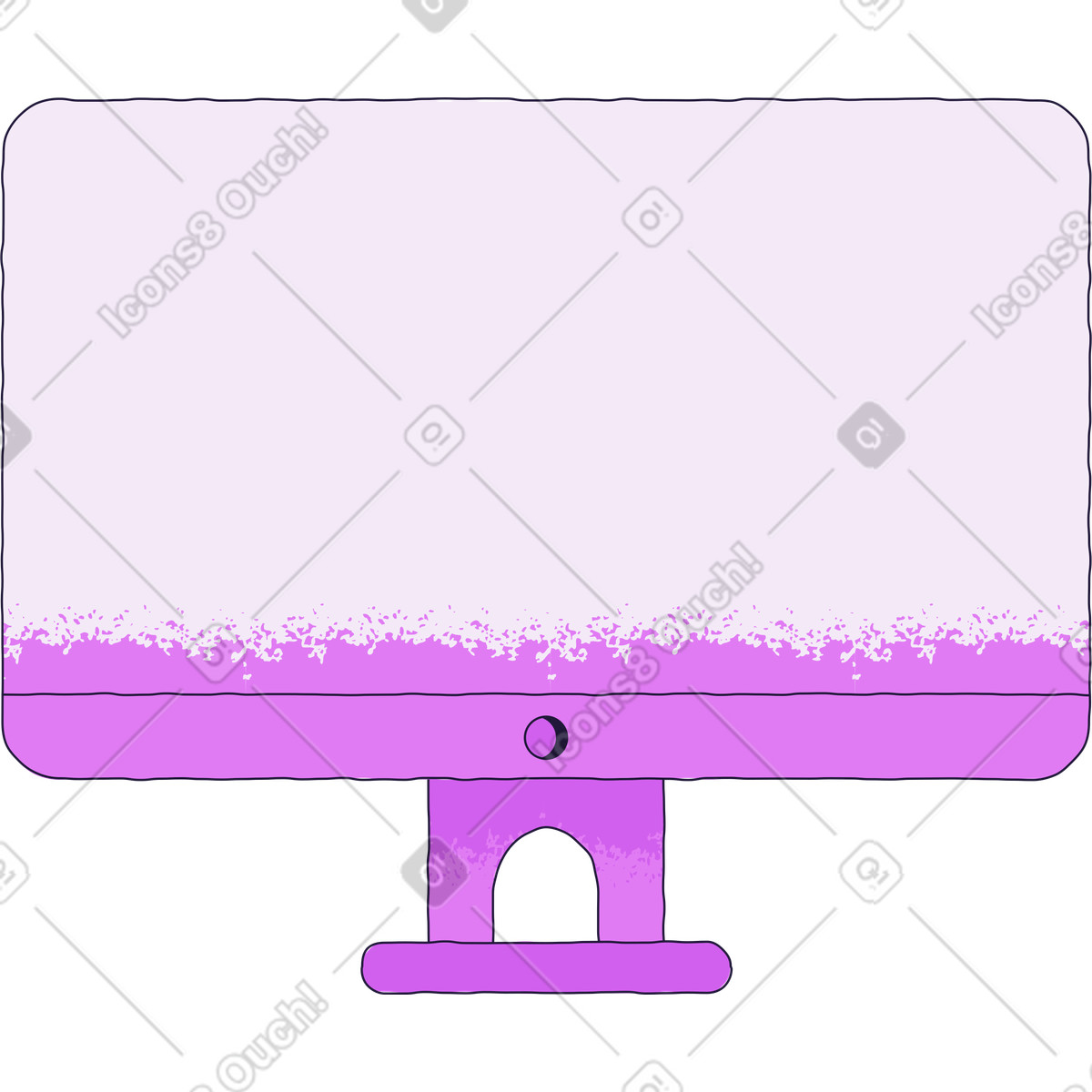 Pc-Illustration im Conifer-Stil als Download in PNG, SVG